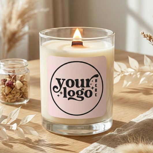 貴社ロゴここに貼付 スクエアシール