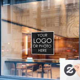 貴社名の店舗用ロゴ ウィンドウサイン