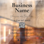 貴社名ストアフロントQRコード連絡先情報 ウィンドウサイン (シート2)