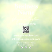 貴社名店舗フロントQRコード連絡先情報 ウィンドウサイン (シート3)