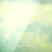 貴社名 ロゴ ショップ オープニング アワーズ ウィンドウサイン (シート3)