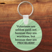 貴重なボランティア キーホルダー (正面)