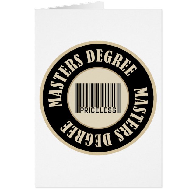 貴重な修士号 (正面)