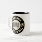 貴重な修士号 ツートーンマグカップ (正面左)