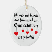 貴重な孫 セラミックオーナメント (右)