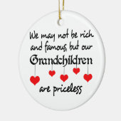 貴重な孫 セラミックオーナメント (左)