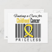 貴重な小児癌の治療法を見つける ポストカード (正面/裏面)