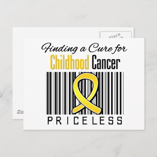 貴重な小児癌の治療法を見つける ポストカード (正面/裏面)