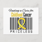 貴重な小児癌の治療法を見つける ポストカード (正面)