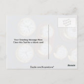 貴重な海洋時計と気圧計 ポストカード (裏面)