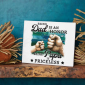 貴重な絆 フォトプラーク (側面)