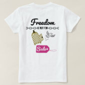 貴重な自由 | Tシャツ (デザイン裏面)