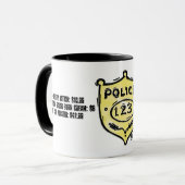 貴重な警官 マグカップ (正面左)