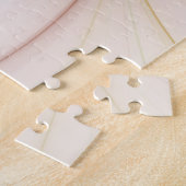 貴重な銅と金ゴールドの抽象芸術フラモダンクタルアート ジグソーパズル (側面)