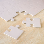 貴重な銅と金ゴールドの抽象芸術フラモダンクタルアート ジグソーパズル (側面)