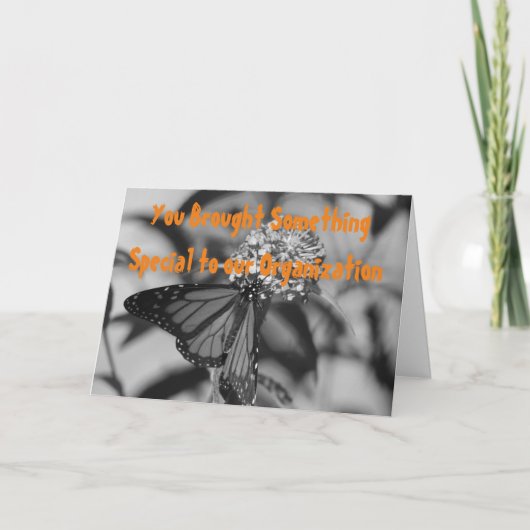 貴重な非営利団体の視点 カード (正面)