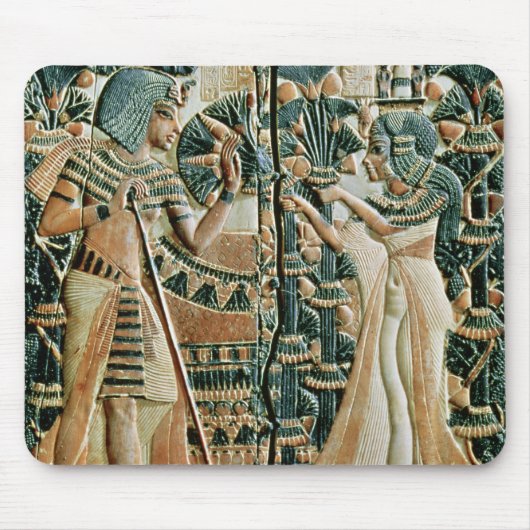 貴重品箱の提示のふたからのプラク マウスパッド (正面)