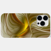 貴金属の色、抽象的なフラクタルアート Case-Mate iPhoneケース (裏面 (横))