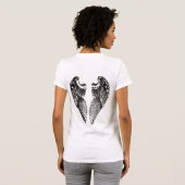 買い戻された翼の女の子T Tシャツ (裏面フル)