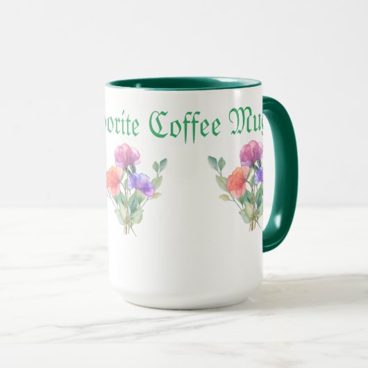 買い手が行えるコパーソナライズされたーヒマグ マグカップ (正面右)