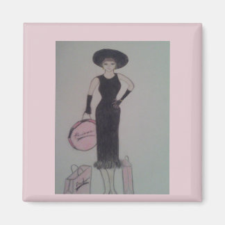 買い物が大好き マグネット