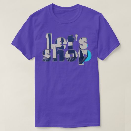 買い物しよう Tシャツ (デザイン正面)