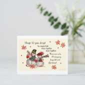 買い物で身を滅ぼせ！ ポストカード (スタンド正面)