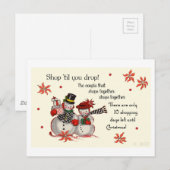 買い物で身を滅ぼせ！ ポストカード (正面/裏面)