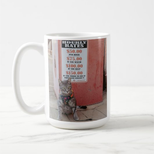 買い物にマグを掛ける コーヒーマグカップ (左)