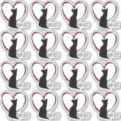 買い物をしないでくれ! |白または澄ん シール (正面)