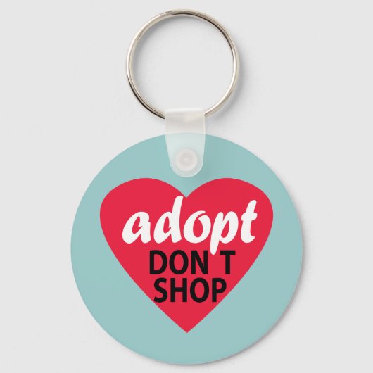 買い物をしない キーホルダー (正面)