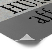 買い物をしない ポスター (角)