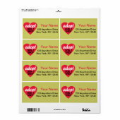 買い物をしない ラベル (フルシート)