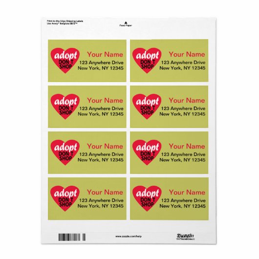 買い物をしない ラベル (フルシート)