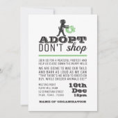 買い物をしない、会議ポイントを採用 招待状 (正面)