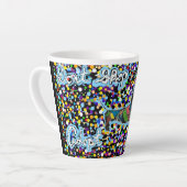 買い物をしないAdopt DachshundラテMug カフェラテマグ (左アングル)