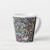 買い物をしないAdopt DachshundラテMug カフェラテマグ (右アングル)