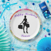 買い物好きのグラム ペーパープレート (パーティー)