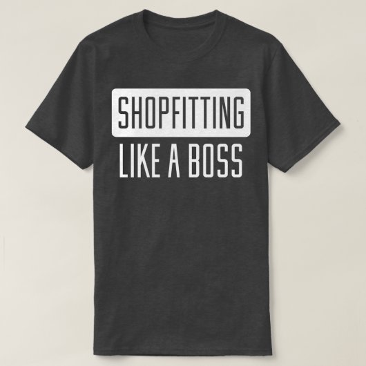 買い物客のようなボス Tシャツ (デザイン正面)