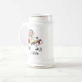 買い物棒人間 ビールジョッキ (正面左)
