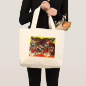 買い物袋 ラージトートバッグ (正面(商品))