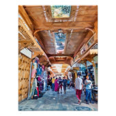 買い物鮮やか客で北アフリカのバザー フォトプリント            (正面)