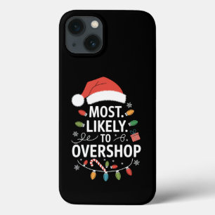 買い過ぎ注意 ショッピング隊 ファミリーXmas iPhone 13ケース