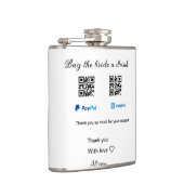 買お酒の寄付QR Venmo PayPal フラスク (右)