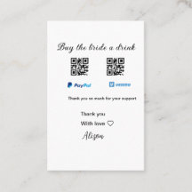 買お酒の寄付QR Venmo PayPal