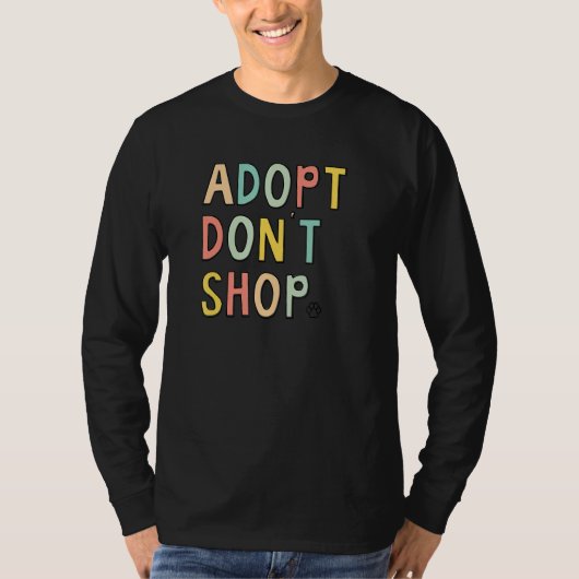 買ってはいけない 保護犬を迎えよう Tシャツ (正面)