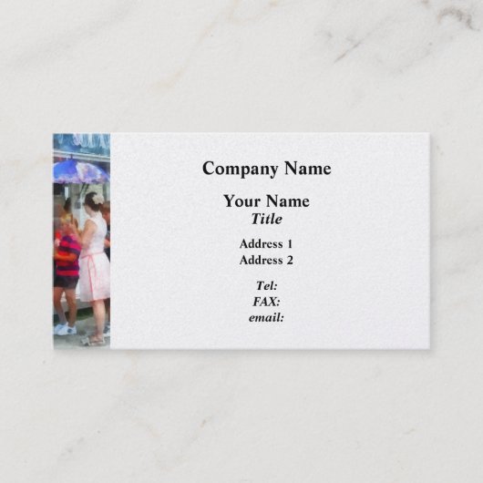 買のアイスクリーム 名刺 (正面)