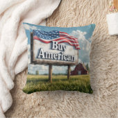 買アメリカの看板 クッション (ブランケット)