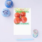 買オーガニック食 チラシ (シングル)