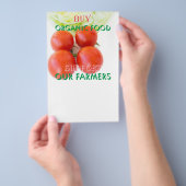 買オーガニック食 チラシ (ハンドル)